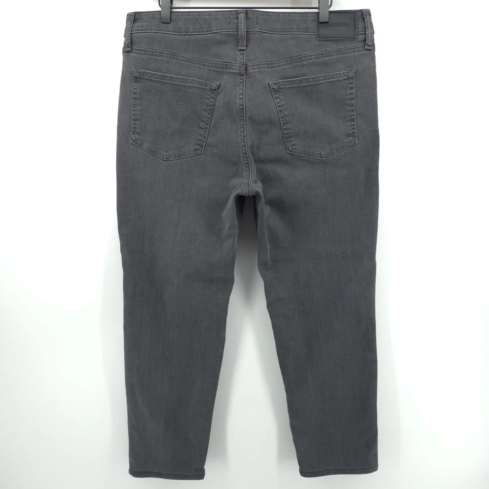 Express Mens Jeans Conscious Edit Hyper Stretch 34x32 Grey Slim Fit Denim